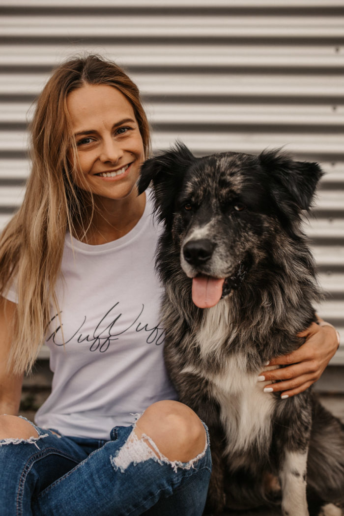 Wuff Wuff T-Shirt Damen